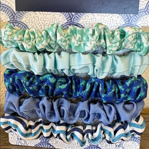 Roller Rabbit x Target NWT Hair Binders 5pk Blue Multi - Picture 3 of 8